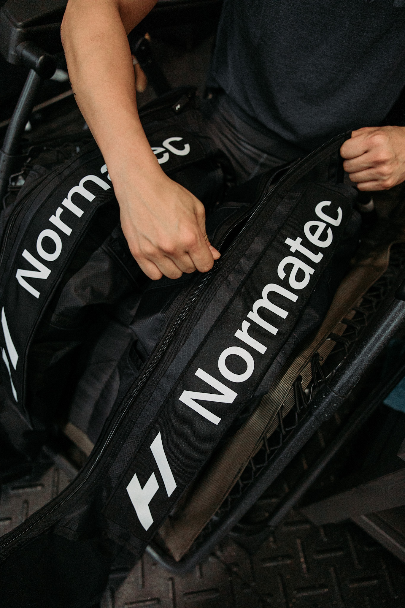 Our clinic has all Normatec compression devices and attachments.